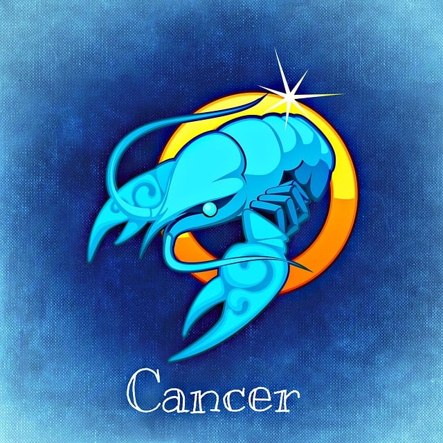 Cancer zodiac sign symbol