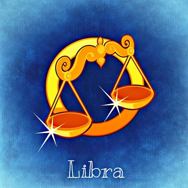 Libra zodiac sign symbol - scales
