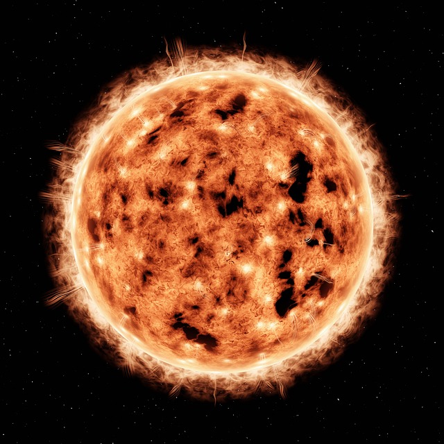 Sun symbol in the 7th House context