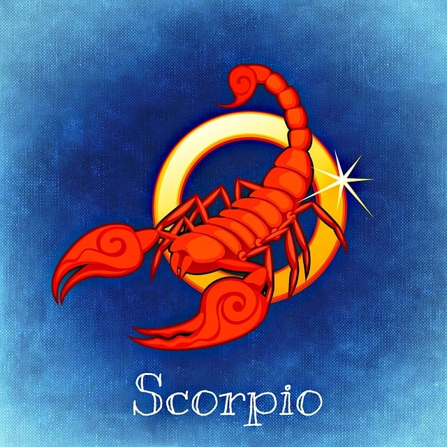 Scorpio zodiac sign symbol - the scorpion